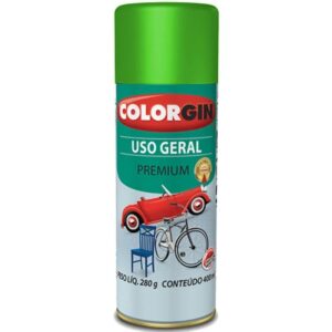 Tinta Spray para Uso Geral Premium 400ml Verde - 55091 - COLORGIN