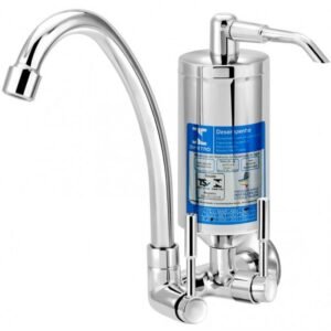 Torneira com Filtro para Cozinha ABS Stilo 1/4 de Volta C31 Cromada de Parede - VTF700CWB - ESTEVES