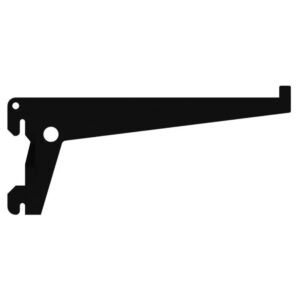 Suporte Simples em Aço para Prateleiras 35cm Preto - SS35-PR - MULTIVISÃO