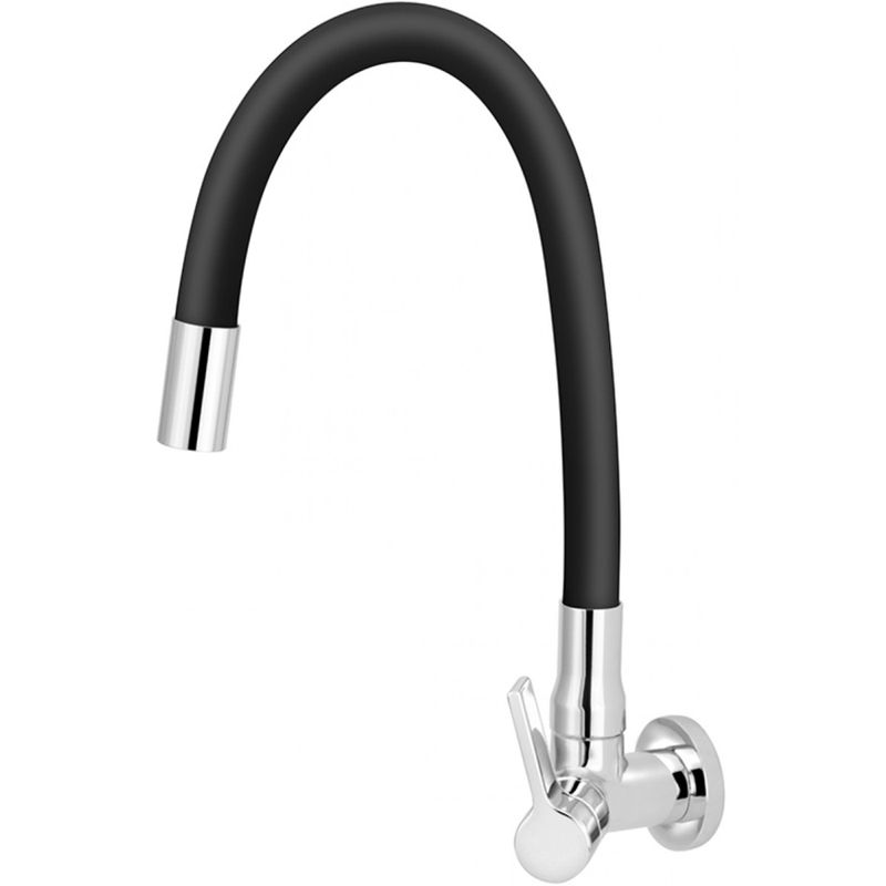 Torneira para Cozinha Versata Bica Articulada C62 Preta de Parede - VTP565CWB - ESTEVES