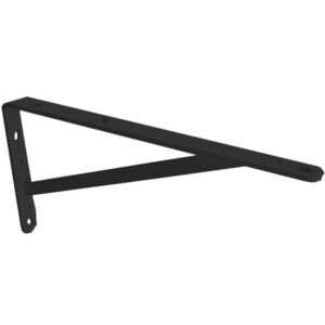 Mão Francesa Reforçada 40 cm Preta - MFR-250400-PR - MULTIVISÃO