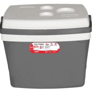 Caixa Térmica 34 Litros Cinza - CXT0134 - BOTAFOGO