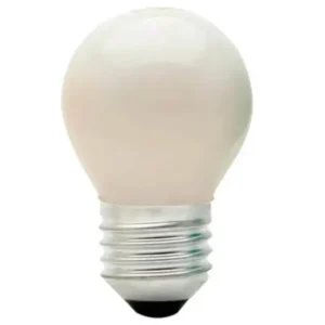 Lâmpada Bolinha 15 Watts 220 Volts E27 Leitosa - 8491 - BRASFORT