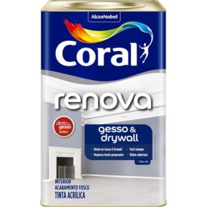 Gesso Direto no Gesso 18 Litros Branco - 5202491 - CORAL