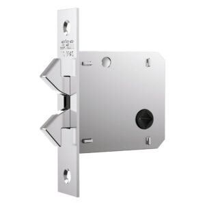 Fechadura Biel 1006s com Roseta Quadrada Classic Cromado para Banheiro - 41490 - STAM