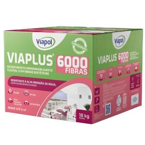 Cimento Impermeabilizante Flexível Viaplus 6000 Fibras 18 Kilos - V02118699 - VIAPOL