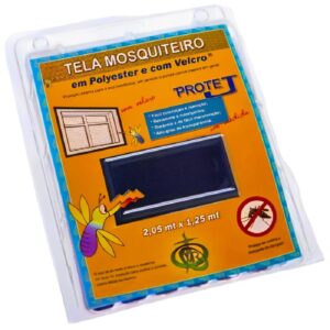 Tela Mosquiteiro Preta com Velcro 1,25 x 2,05 Metros - 400PROT.C - VICTORIA REGGIA