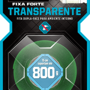 Fita Dupla Face Scotch Fixa Forte Transparente 19mm x 2 Metros - HB004419881 - 3M