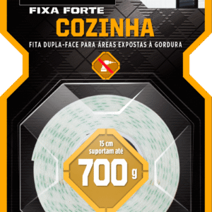 Fita Dupla Face Scotch Fixa Forte Cozinha 24mm x 1,5 Metro - HB004750160 - 3M