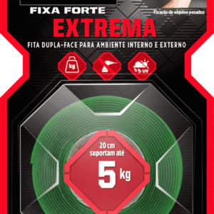 Fita Dupla Face Scotch Fixa Forte Fixação Extrema 24mm x 2 Metros - HB004492250 - 3M