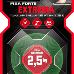 Fita Dupla face Scotch 12MM X 2M Fixação Extrema e Permanente - HB004750087 - 3M