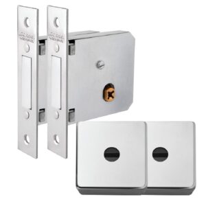 Super Trava 40mm Inox Escovado Dose Dupla - 9141/2 - LOCKWELL