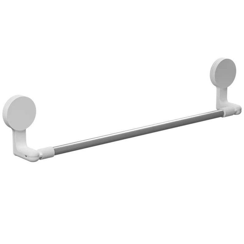 Porta Toalha 58,5x5,4x11,8cm com Adesivo Branco - AD/PT*BR - ASTRA