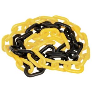 Corrente Plástica Amarela e Preta de 6mm com 10 Metros - 1546060000 - VONDER