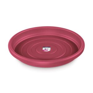 Prato de Plástico para Vaso de Jardim Bordô 10 cm - PR6540-3 - PINCEIS ATLAS
