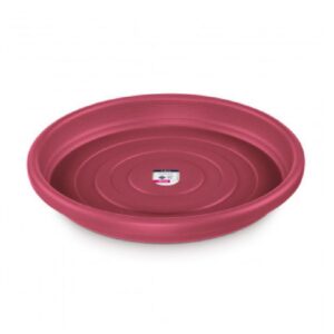 Prato de Plástico para Vaso de Jardim Bordô 13 cm - PR6541-3 - PINCEIS ATLAS