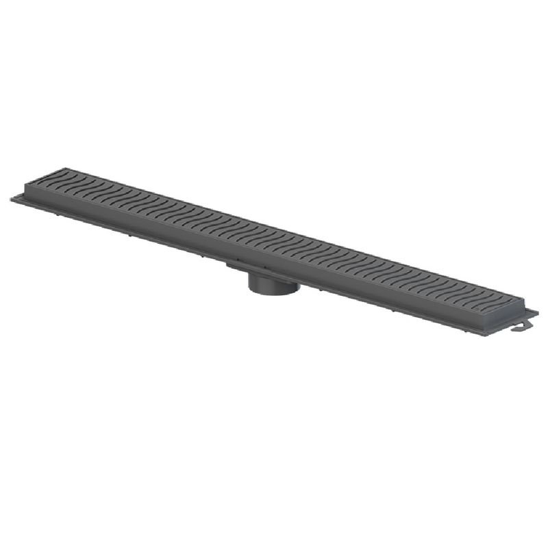 Ralo Linear Flat 70cm Grelha Cinza - 100018906 - TIGRE