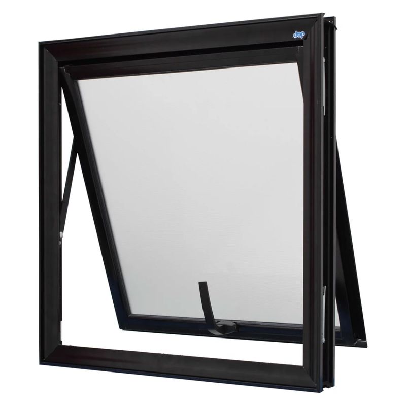 Vitrô Maxim-ar M1 Perfecta 1 Folha 80x60cm Preto - 1048-5597 - JAP