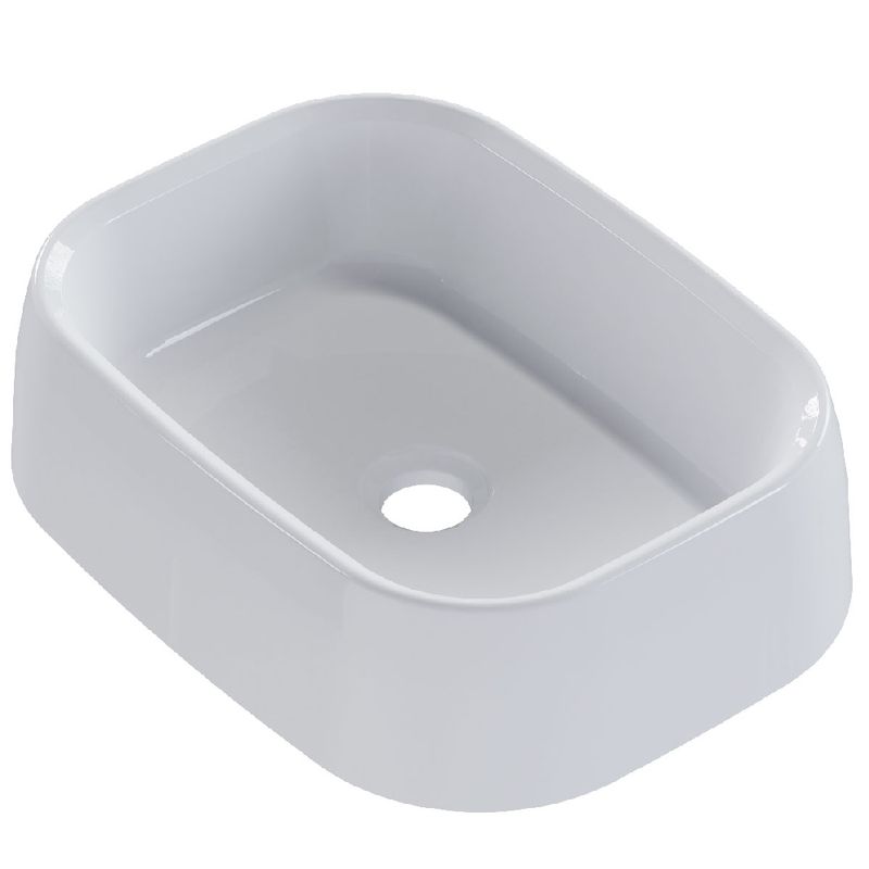 Cuba 43cm Sintética Tera Branco - P103380 - COZIMAX