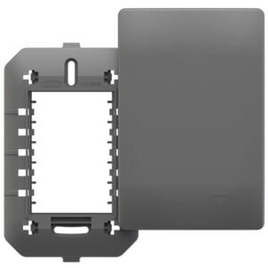 Placa Cega com Suporte 4x2 Habitat Onix - 06445680 - FAME