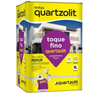 Tinta Toque Fino Premium 18 Litros Branco Neve - 0605.00000.0018LT - QUARTZOLIT