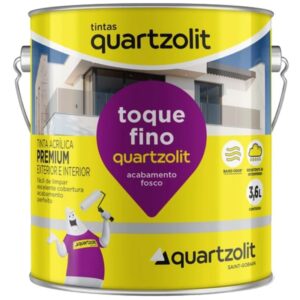 Tinta Toque Fino Premium 3,6 Litros Branco Gelo - 0605.00043.0036GL - QUARTZOLIT