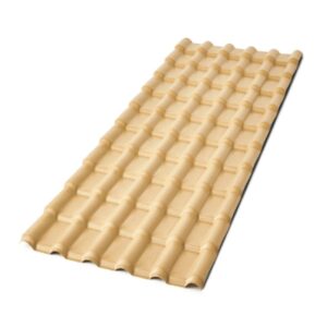 Telha Colonial Plan 2,42m x 88cm Marfim 6 Ondas - P3010022 - AFORT