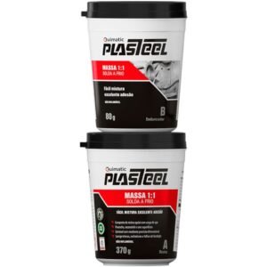 Plasteel Massa 1:1 de 450g - PM1 - TAPMATIC