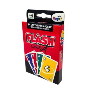 Jogo Cartas Infantil Flash Card com 54 Cartas - 6338 - MINI TOYS