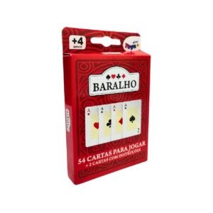 Jogo Cartas Baralho com 54 Cartas - 6339 - MINI TOYS