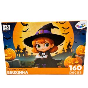 Quebra Cabeça Infantil Bruxinha 160 Peças - 6379 - MINI TOYS
