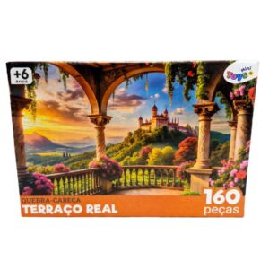 Quebra Cabeça Infantil Terraço Real 160 Peças - 6381 - MINI TOYS