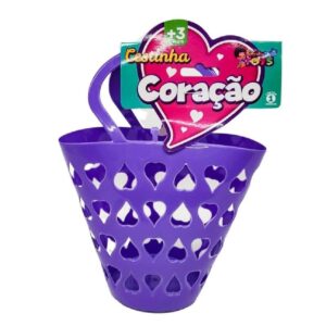 Cestinha Coração Cores Variadas - 1026A - MINI TOYS