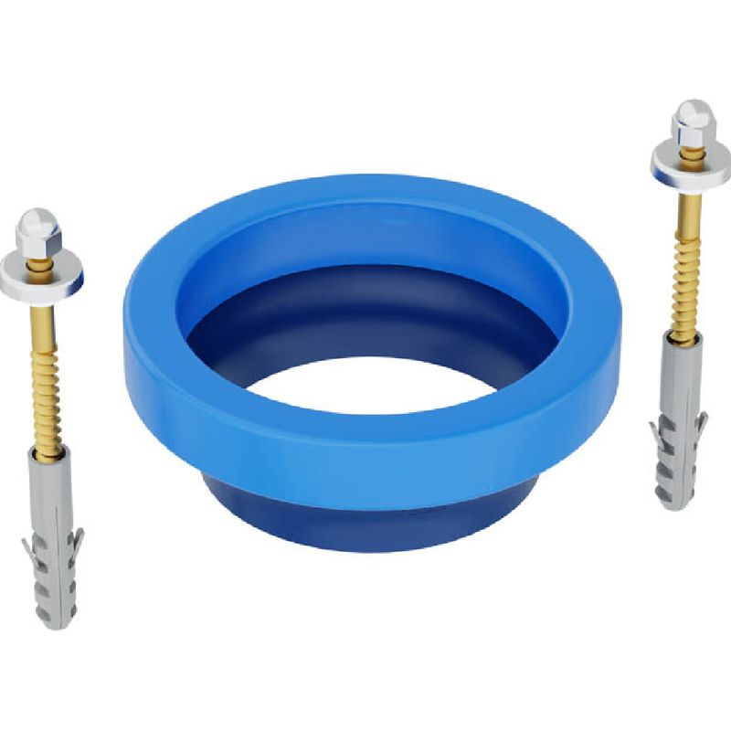 Kit Fixação e Anel de Vedação para Vaso Sanitário com Guia - 292509-424 - BLUKIT