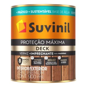 Verniz Proteção Máxima Deck Acetinado Imbuia com 0,9 Litro - 50739851 - Suvinil