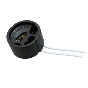 Spot Recuado Embutir para Mr11 Redondo Bivolt Preto - 05615A - OUROLUX