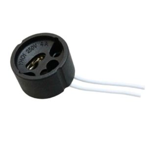 Spot Recuado Embutir para Mr16 Quadrado Preto - 05616A - OUROLUX