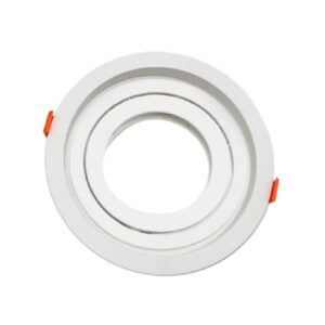 Spot Recuado Embutir para Par20 Redondo Bivolt Branco - 05623 - OUROLUX