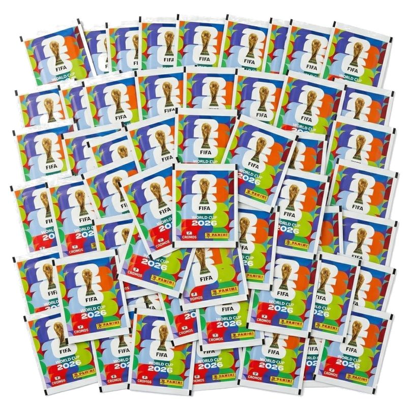Kit com 80 Pacotes de Figurinhas da Copa 2026 - PANINI