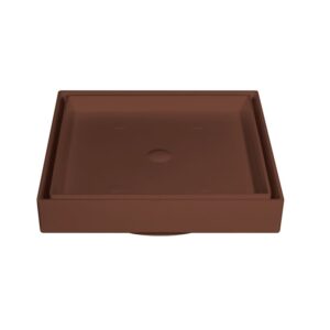 Ralo Invisível 10 x 10 cm Marrom - 1704 - ESTRELA